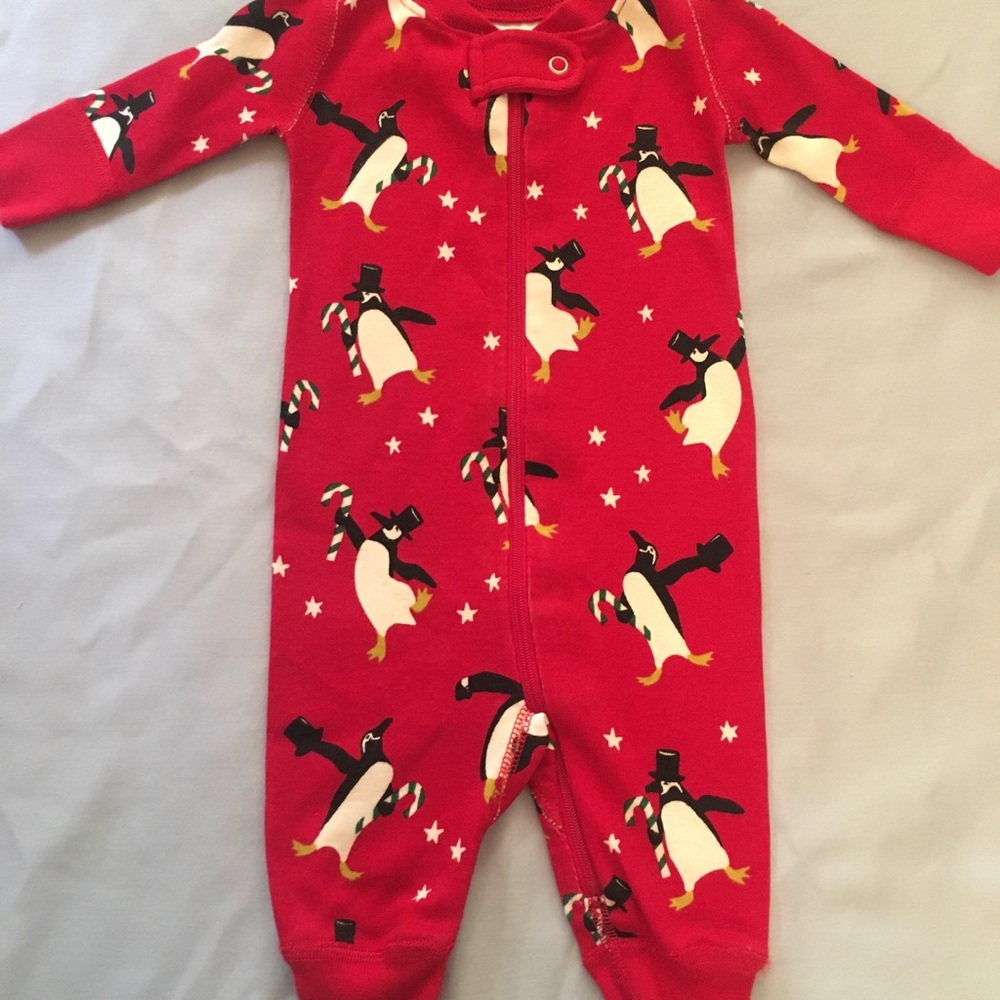 Hanna Andersson Organic Penguin Print Pajamas